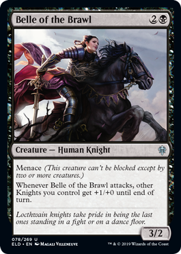 【ENG】【Foil】《乱闘の華/Belle of the Brawl》[ELD]