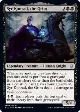 【ENG】【Foil】《厳格な者、コンラッド卿/Syr Konrad, the Grim》[ELD]