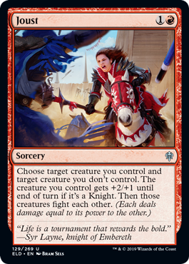 【ENG】【Foil】《馬上槍試合/Joust》[ELD]