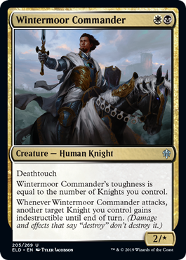 【ENG】【Foil】《冬荒野の指揮官/Wintermoor Commander》[ELD]