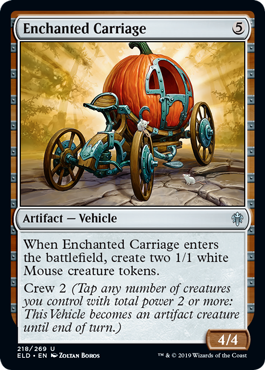 【ENG】【Foil】《魔法の馬車/Enchanted Carriage》[ELD]