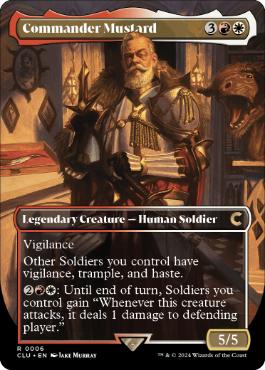 【ENG】■ボーダーレス■《Commander Mustard》[CLU]