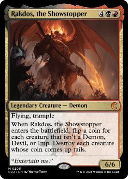 【ENG】《名演撃、ラクドス/Rakdos, the Showstopper》[CLU]