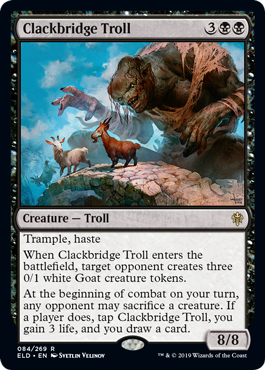 【ENG】《カタカタ橋のトロール/Clackbridge Troll》[ELD]