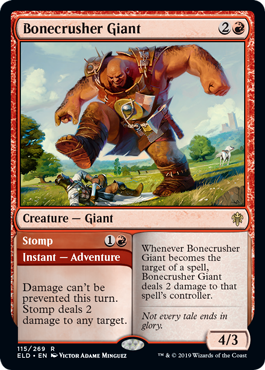 【ENG】《砕骨の巨人/Bonecrusher Giant》[ELD]