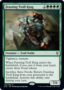 【ENG】【Foil】《貪るトロールの王/Feasting Troll King》[ELD]