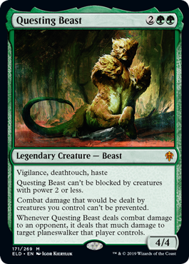 【ENG】【Foil】《探索する獣/Questing Beast》[ELD]