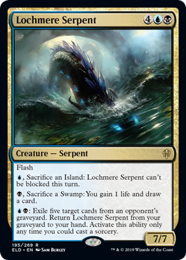 【ENG】【Foil】《メア湖の海蛇/Lochmere Serpent》[ELD]