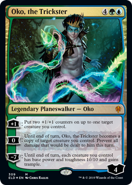 【ENG】【Foil】《トリックスター、オーコ/Oko, the Trickster》[ELD]