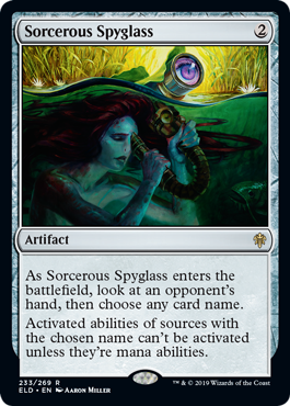 【ENG】【Foil】《魔術遠眼鏡/Sorcerous Spyglass》[ELD]