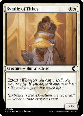 【ENG】《徴税理事/Syndic of Tithes》[CLU]