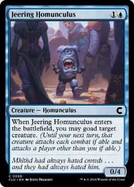 【ENG】《嘲笑うホムンクルス/Jeering Homunculus》[CLU]