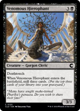 【ENG】《毒の秘義司祭/Venomous Hierophant》[CLU]