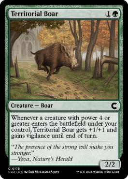【ENG】《縄張り持ちの猪/Territorial Boar》[CLU]