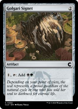 【ENG】《ゴルガリの印鑑/Golgari Signet》[CLU]