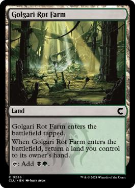 【ENG】《ゴルガリの腐敗農場/Golgari Rot Farm》[CLU]