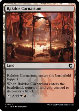 【ENG】《ラクドスの肉儀場/Rakdos Carnarium》[CLU]