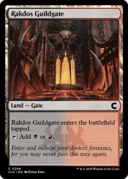 【ENG】《ラクドスのギルド門/Rakdos Guildgate》[CLU]