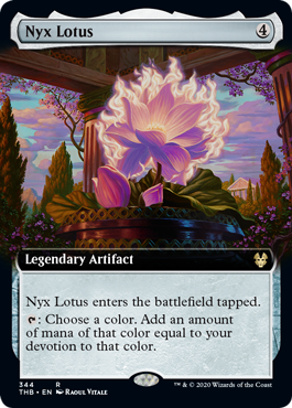 【ENG】【Foil】■拡張アート■《ニクスの睡蓮/Nyx Lotus》[THB]