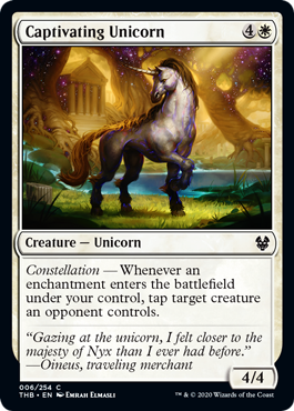【ENG】【Foil】《蠱惑的なユニコーン/Captivating Unicorn》[THB]
