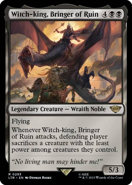 【ENG】《破滅をもたらす者、魔王/Witch-king, Bringer of Ruin》[LTR]