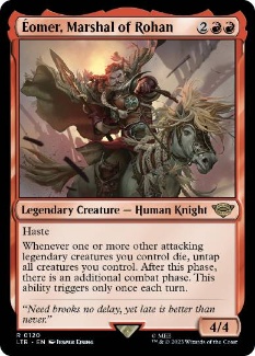 【ENG】【Foil】《ローハンの軍団長、エオメル/Eomer, Marshal of Rohan》[LTR]