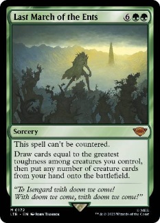【ENG】【Foil】《エント最後の進軍/Last March of the Ents》[LTR]