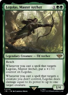 【ENG】【Foil】《弓の名人、レゴラス/Legolas, Master Archer》[LTR]