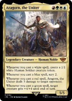 【ENG】【Foil】《統一王、アラゴルン/Aragorn, the Uniter》[LTR]