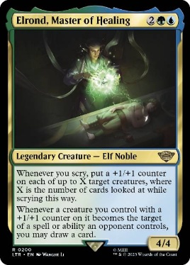 【ENG】【Foil】《医術の大家、エルロンド/Elrond, Master of Healing》[LTR]
