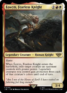 【ENG】《恐れを知らぬ騎士、エオウィン/Eowyn, Fearless Knight》[LTR]