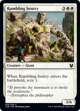 【ENG】【Foil】《轟く歩哨/Rumbling Sentry》[THB]
