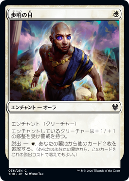 【JPN】【Foil】《歩哨の目/Sentinel's Eyes》[THB]