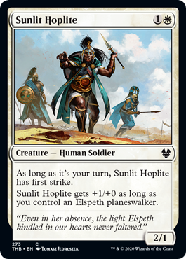 【ENG】【Foil】《栄光の重装歩兵/Sunlit Hoplite》[THB]