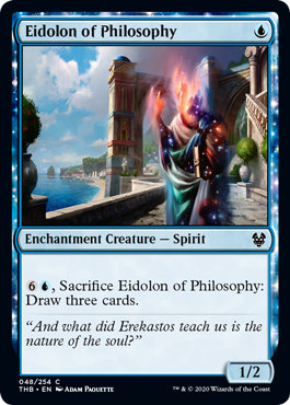 【ENG】【Foil】《哲学の幻霊/Eidolon of Philosophy》[THB]