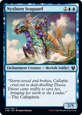 【ENG】【Foil】《ニクス生まれの海護/Nyxborn Seaguard》[THB]