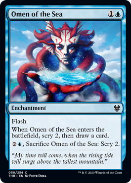 【ENG】【Foil】《海の神のお告げ/Omen of the Sea》[THB]
