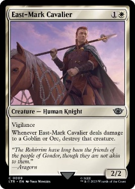 【ENG】【Foil】《東マーク軍団の騎兵/East-Mark Cavalier》[LTR]