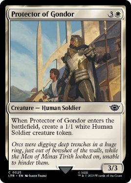 【ENG】【Foil】《ゴンドールの守護者/Protector of Gondor》[LTR]