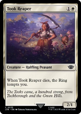 【ENG】【Foil】《トゥック家の収穫人/Took Reaper》[LTR]