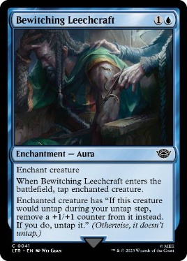 【ENG】【Foil】《たぶらかしの呪い治療/Bewitching Leechcraft》[LTR]