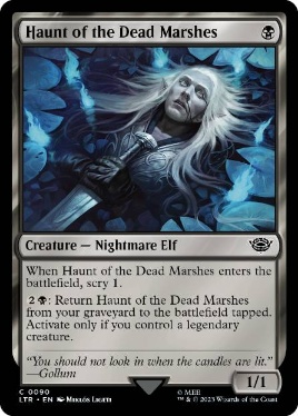 【ENG】【Foil】《死者の沼地の亡者/Haunt of the Dead Marshes》[LTR]