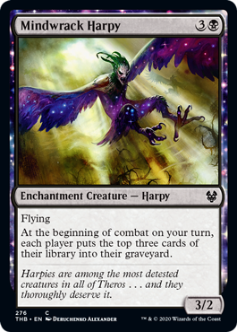 【ENG】【Foil】《精神潰しのハーピー/Mindwrack Harpy》[THB]