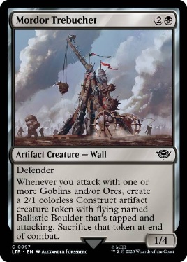 【ENG】【Foil】《モルドールの投石機/Mordor Trebuchet》[LTR]
