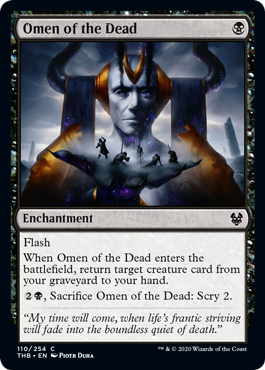 【ENG】【Foil】《死者の神のお告げ/Omen of the Dead》[THB]
