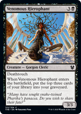 【ENG】【Foil】《毒の秘義司祭/Venomous Hierophant》[THB]