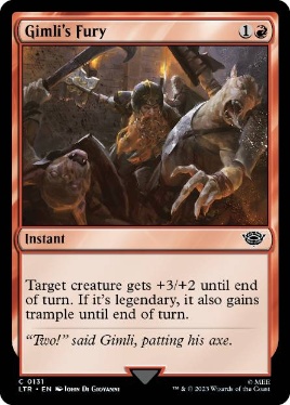 【ENG】【Foil】《ギムリの怒り/Gimli's Fury》[LTR]