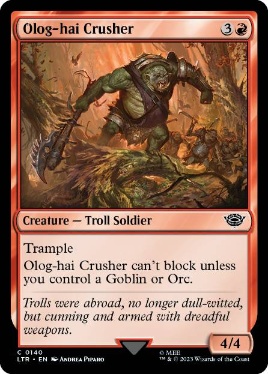 【ENG】【Foil】《オログ＝ハイの破壊者/Olog-hai Crusher》[LTR]