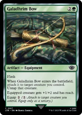 【ENG】【Foil】《ガラズリムの弓/Galadhrim Bow》[LTR]