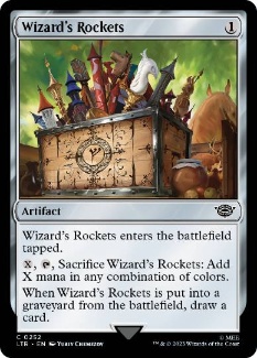 【ENG】【Foil】《魔法使の打ち上げ花火/Wizard's Rockets》[LTR]